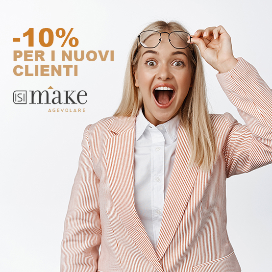 MAKE: -10% per i nuovi clienti