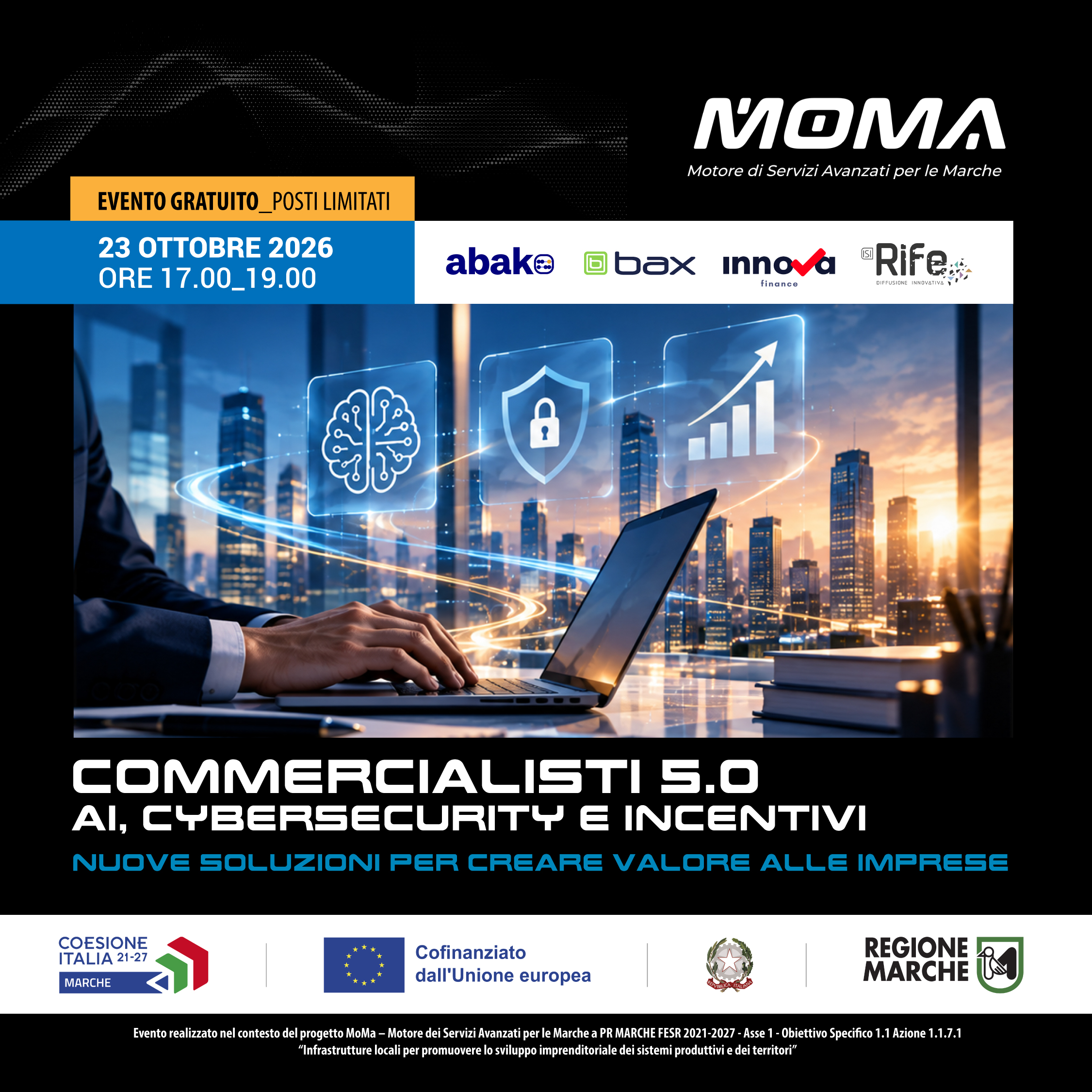 Commercialisti 5.0 a Pesaro: AI, Cybersecurity e Incentivi