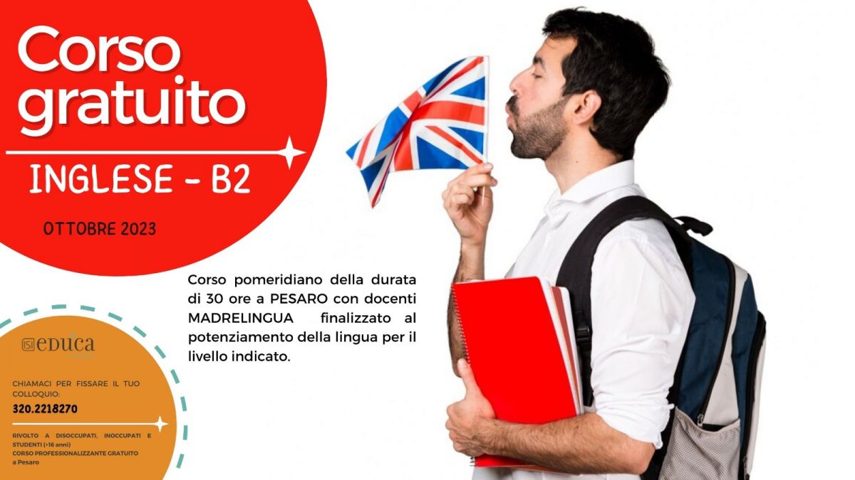 Corso GRATUITO - Lingua INGLESE - LIV. B2