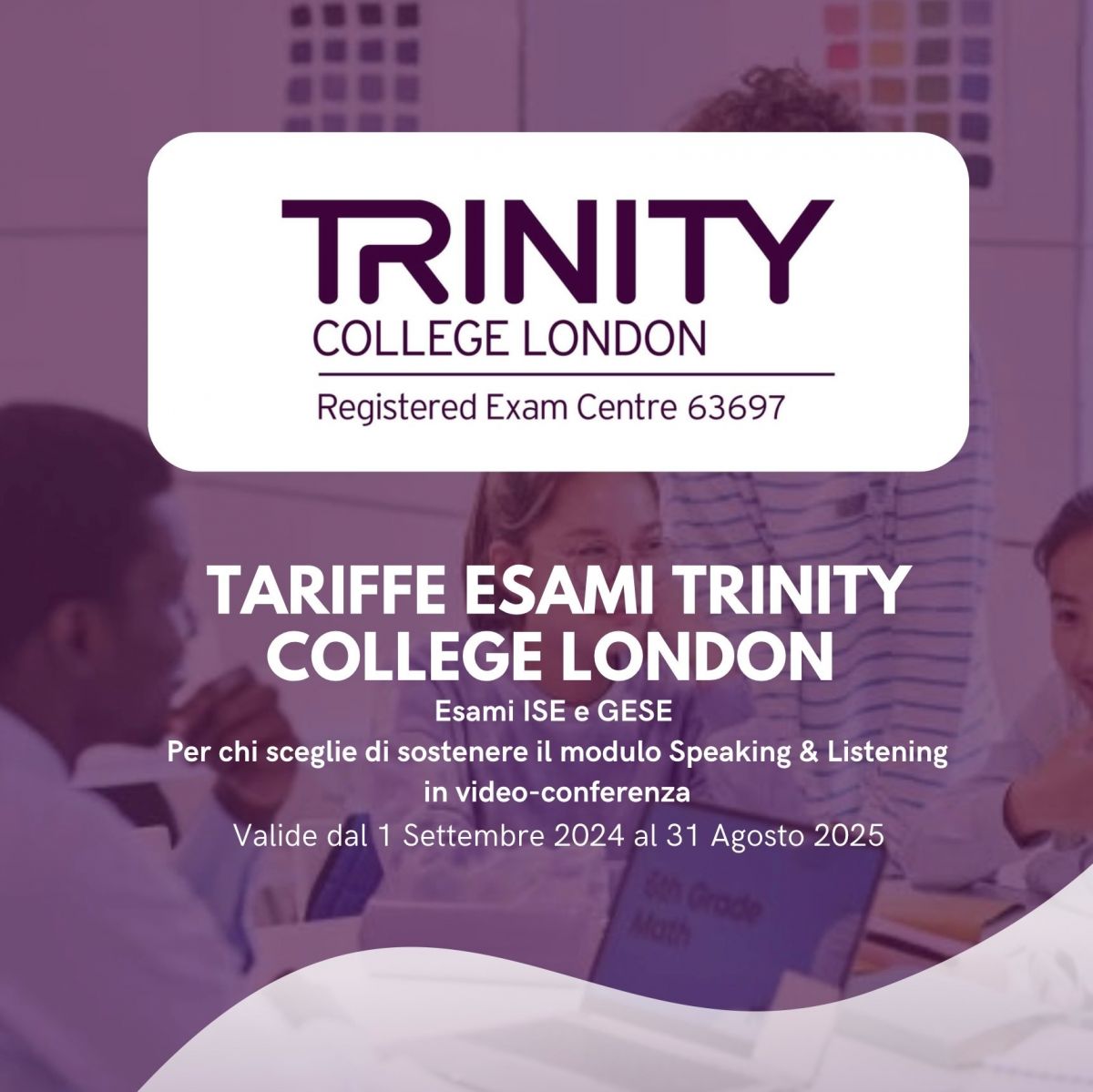 TARIFFE D'ESAME TRINITY  - copertina
